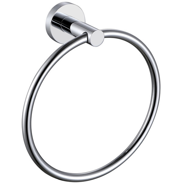 AngleSimple Bathroom Towel Ring & Reviews Wayfair